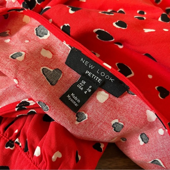 ❤️ NEW LOOK Red Leopard Print Wrap Dress 4 - Picture 6 of 13